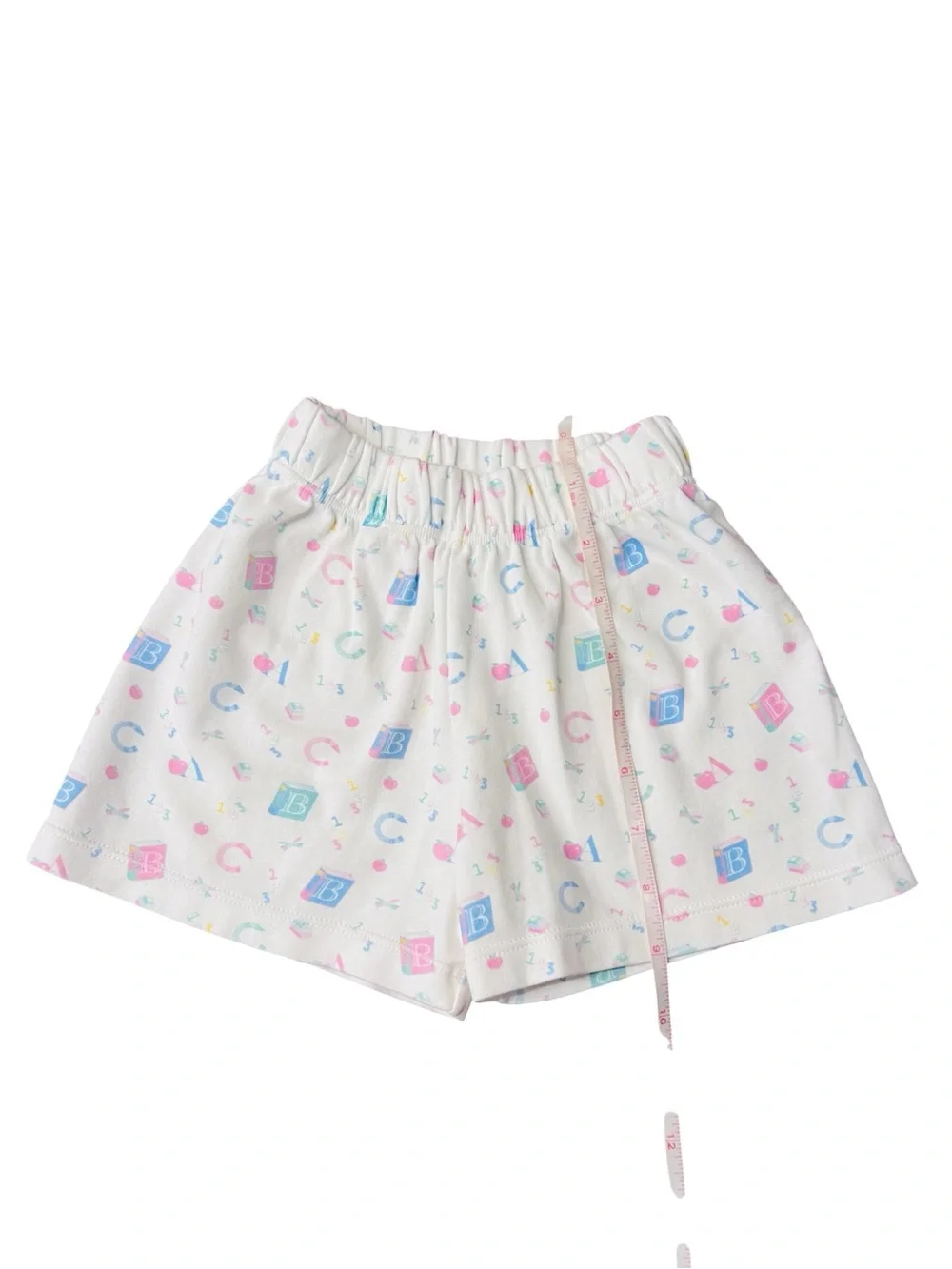Lullaby Set Kids' Two-Piece Pajama Set with Pastel Alphabet Blocks Size 4T